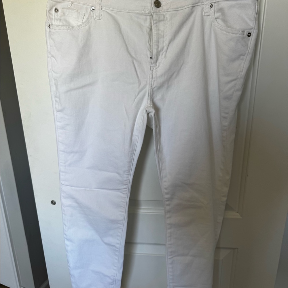 Amazon Essentials White Skinny Jeans- Short length